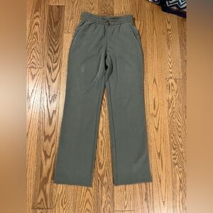 lululemon softstreme high rise pant, army green